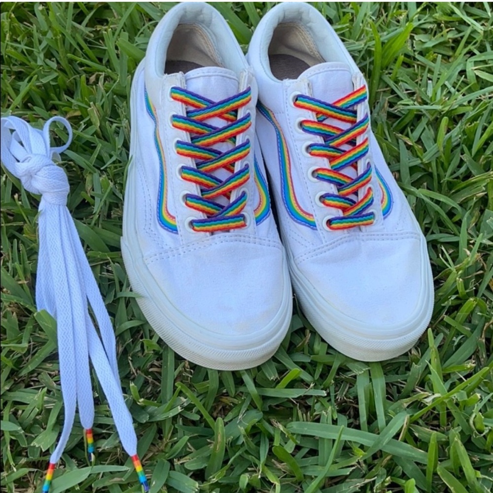 rainbow vans